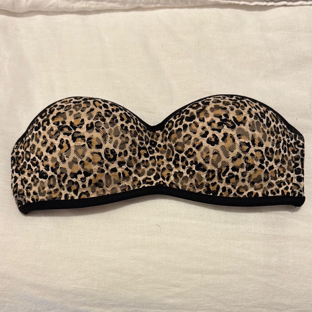 Pink bandeau bra